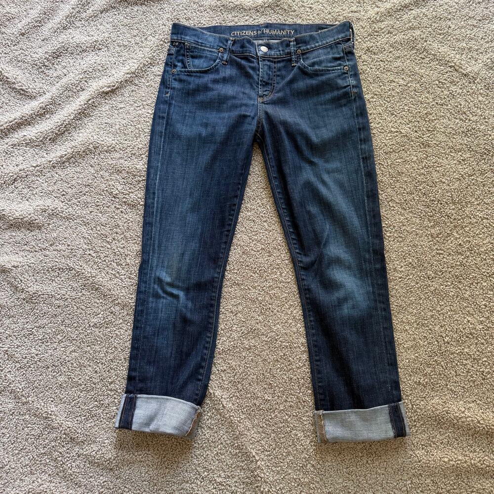 Citizens Of Humanity Dani Cropped Straight Leg Jeans Size 27